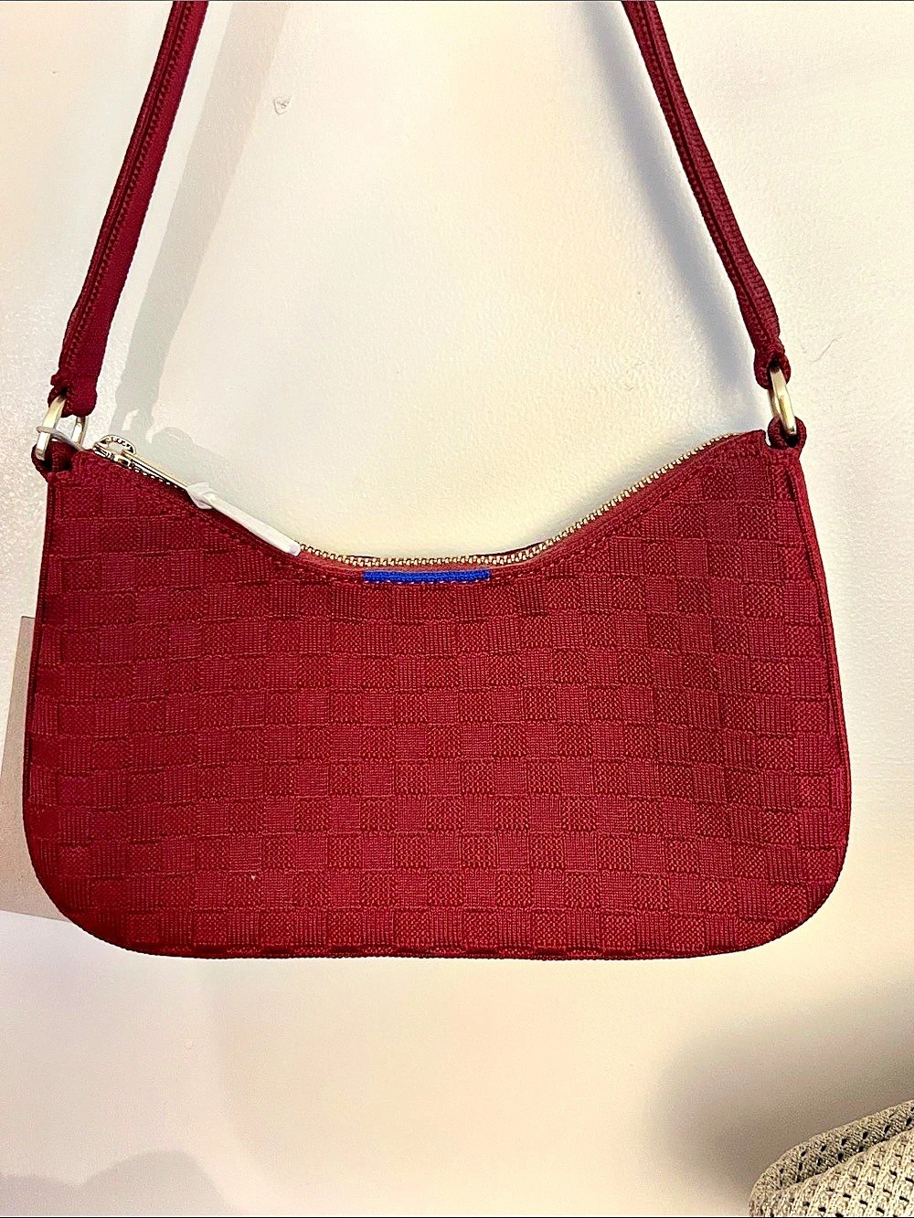 Rothy's The Mini Shoulder Bag in Cranberry